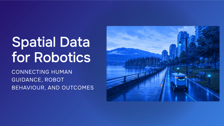 Spatial Data for Robotics: Connecting Human Guidance, Robot Behaviour, and Outcomes