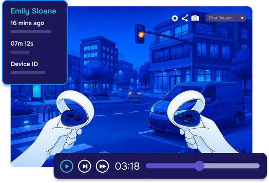 Replay XR Sessions in 3D