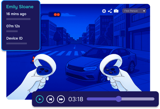 Replay XR Sessions in 3D