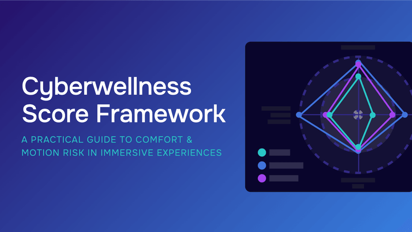 The Cyberwellness Score Framework: A Practical Guide to Comfort & Motion Risk in Immersive Experiences