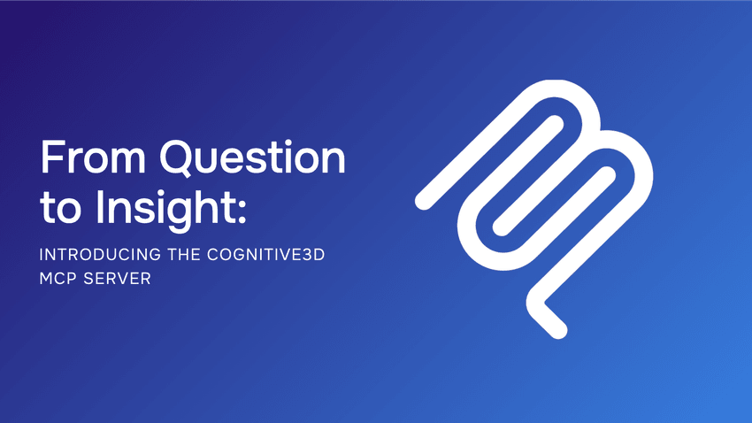 From Questions to Insight: Introducing the Cognitive3D MCP Server