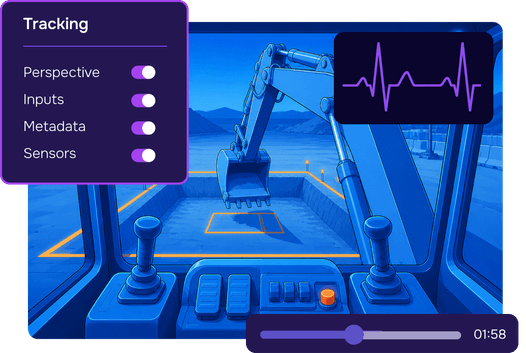 Capture How Trainees Interact in XR