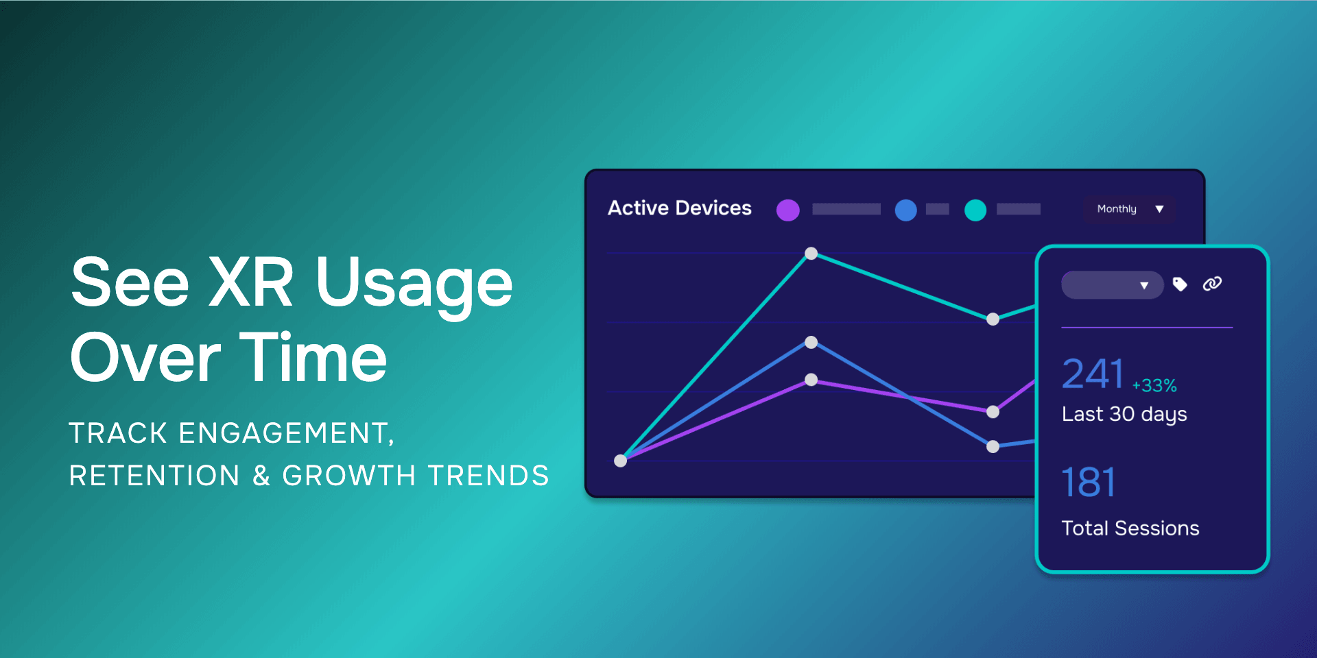 See XR Usage Over Time: Track Engagement, Retention, and Growth Trends