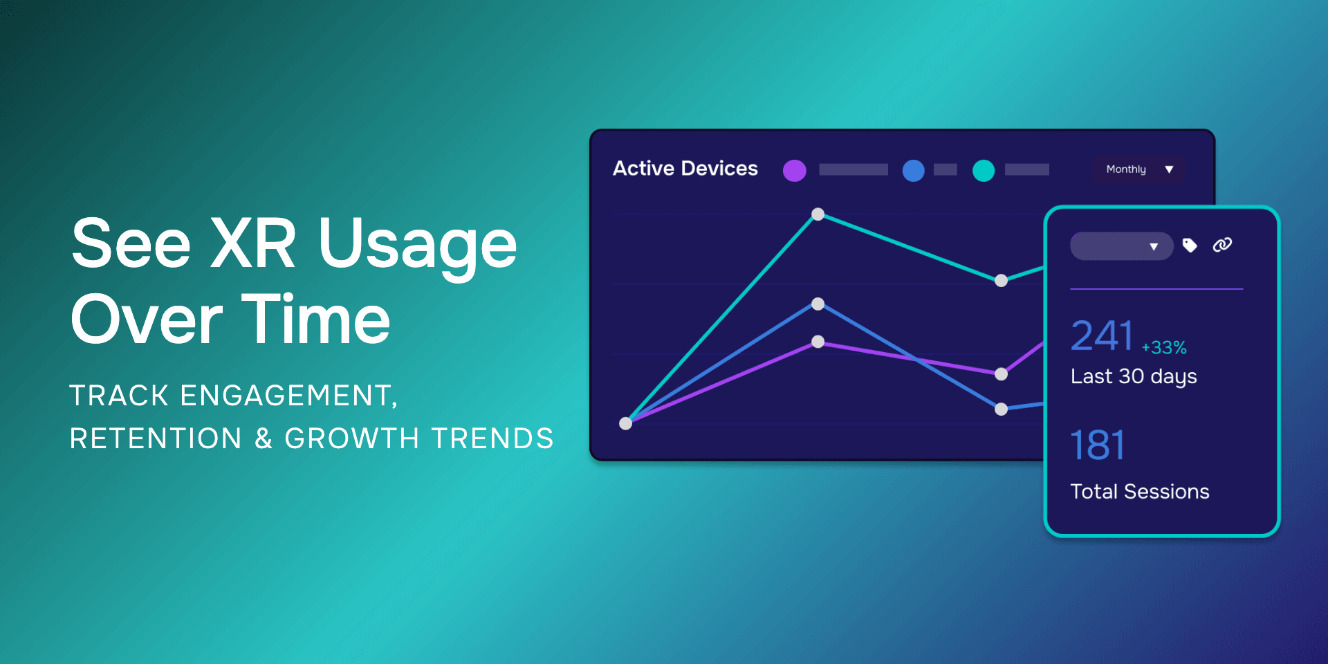 See XR Usage Over Time: Track Engagement, Retention, and Growth Trends