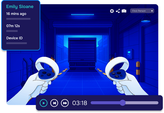 Replay XR Sessions in 3D