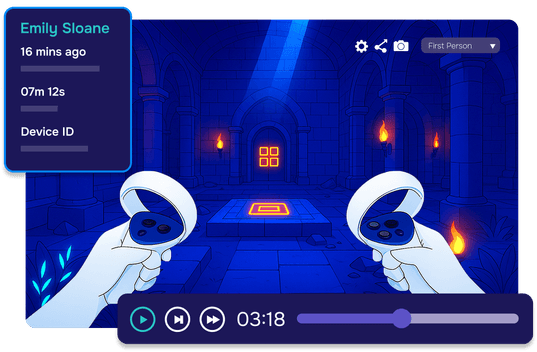 Replay XR Gameplay in 3D