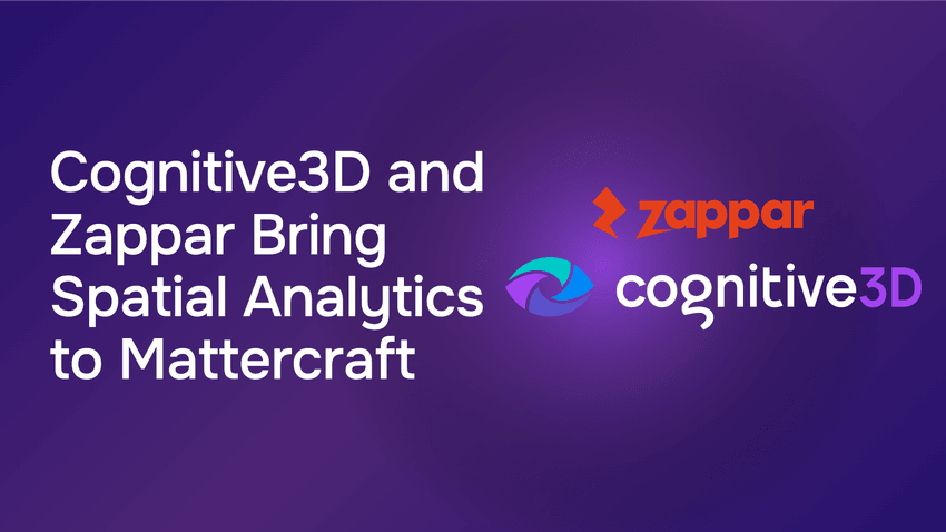 Cognitive3D and Zappar Bring Spatial Analytics to Mattercraft