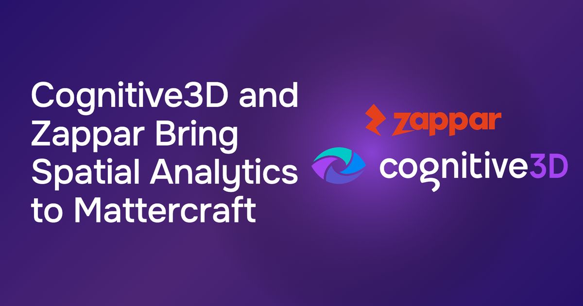 Cognitive3D and Zappar Bring Spatial Analytics to Mattercraft | Cognitive3D
