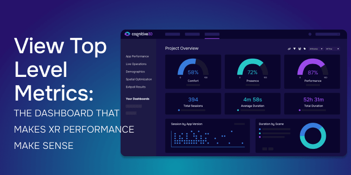 View Top-Level Metrics: The Dashboard That Makes XR Performance Make Sense