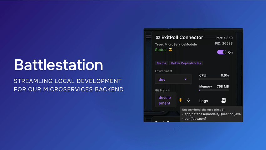 BattleStation: Streamlining Local Development for Our Microservices Backend