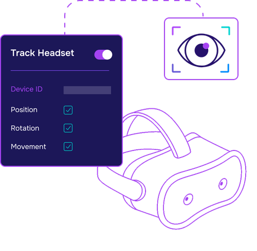 Track Headset Perspective and Record Eye Movement