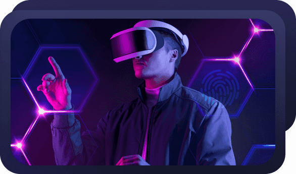 VR woman