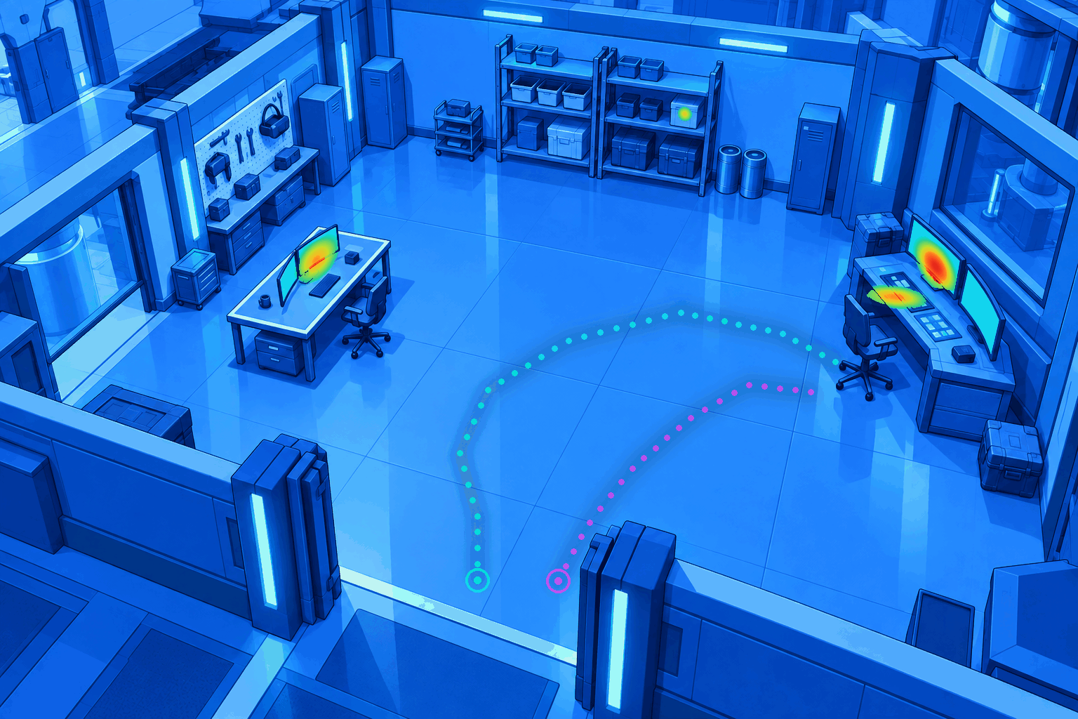 Reviewing an XR session with spatial analytics panels