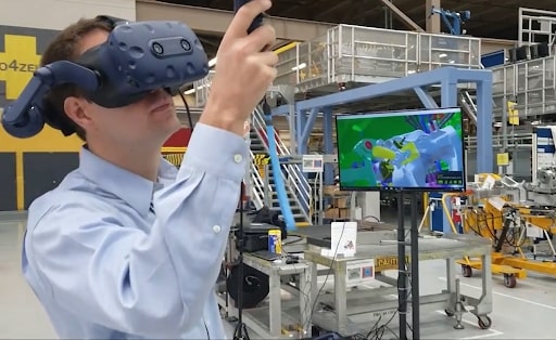 virtual reality education boeing